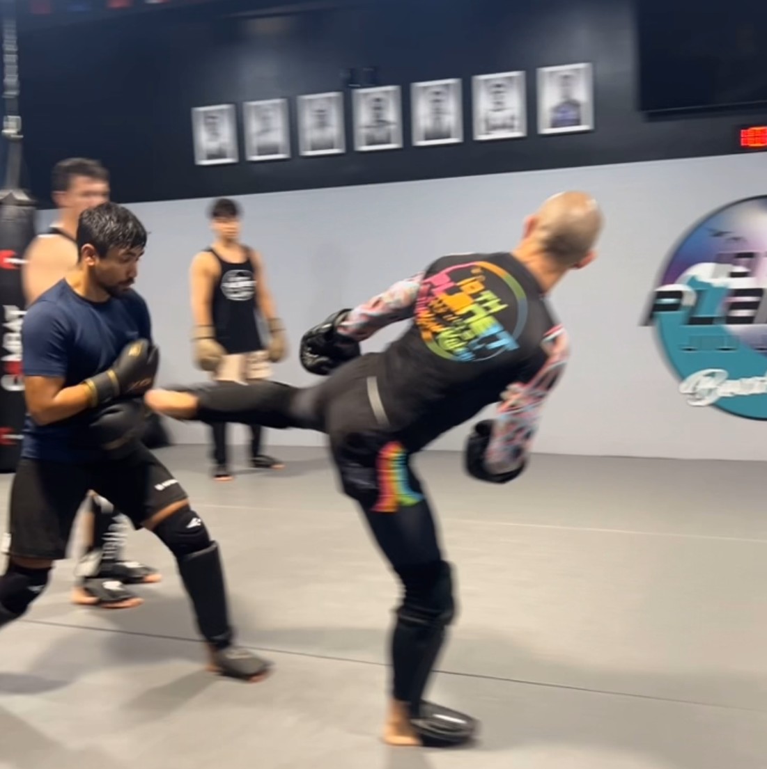 Striking partner drills at 10th Planet Boca Raton